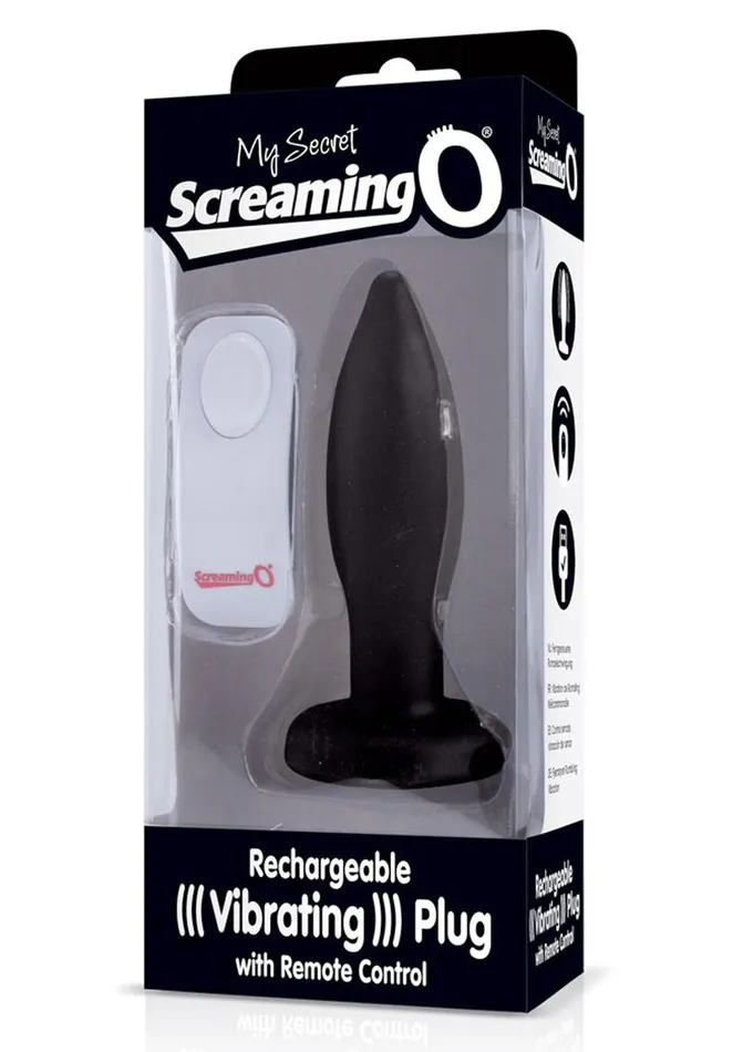 My Secret Female Sex Toys My Secret Rechargeable Vibrating Plug with Wireless Remote Control Waterproof