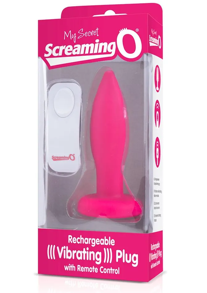 My Secret Female Sex Toys My Secret Rechargeable Vibrating Plug with Wireless Remote Control Waterproof