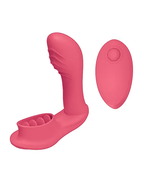 Nasstoys Female Sex Toys Blaze Remote Control Satisfier Vibrator Coral