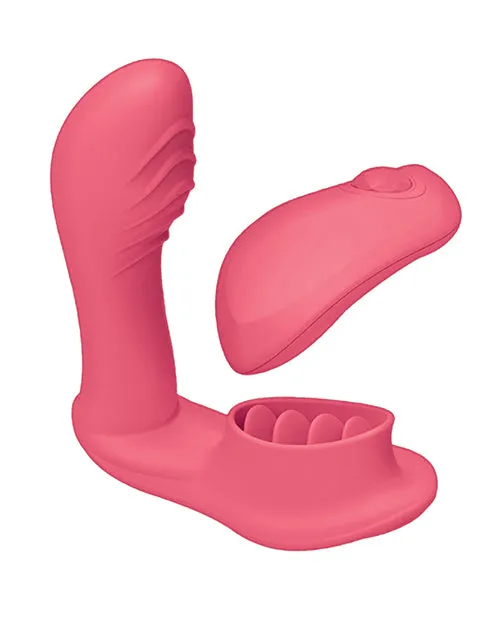 Nasstoys Female Sex Toys Blaze Remote Control Satisfier Vibrator Coral