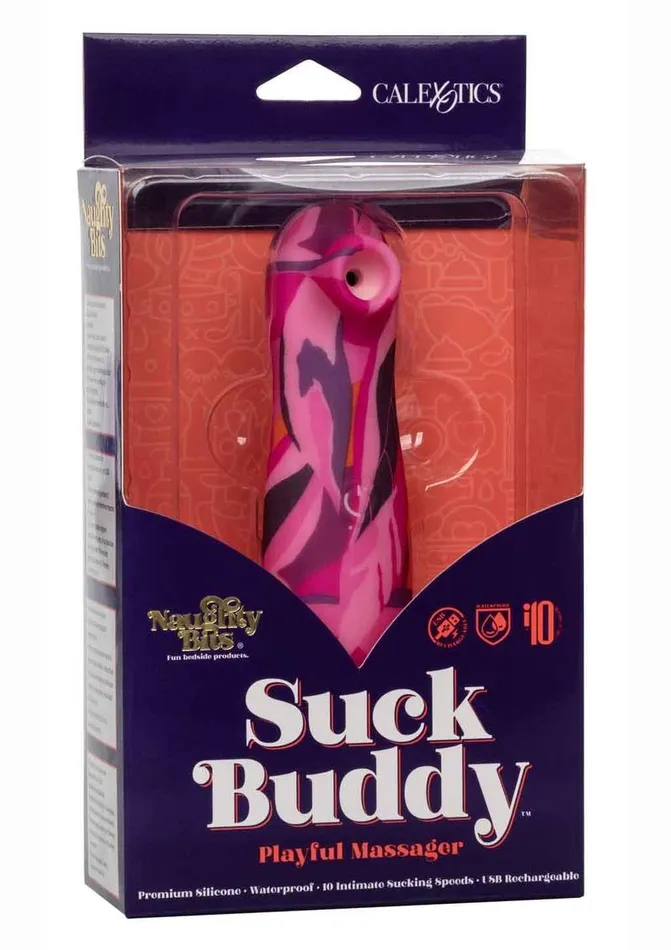 Naughty Bits Female Sex Toys Naughty Bits Suck Buddy Playful Rechargeable Silicone Massager