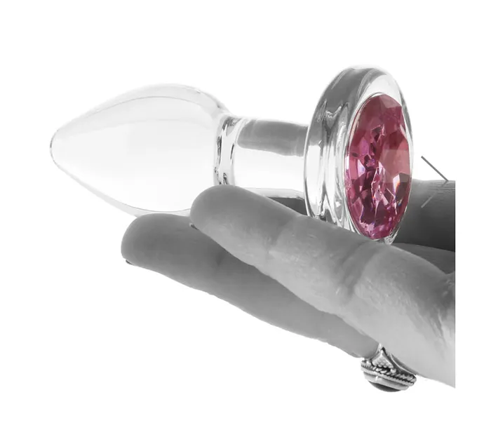 Nice and nasty Bz Anal Adam Eve Pink Gem Glass Plug Set Evolved Novelties Nice and nasty Bz Anal Adam Eve Pink Gem Glass Plug Set Evolved Novelties