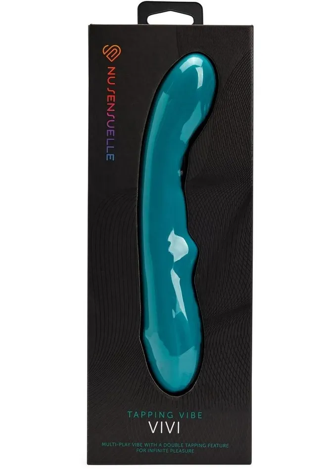 Nu Sensuelle Vivi Rechargeable Silicone Double Tapping Vibe with Clitoral Stimulation Nu Sensuelle Female Sex Toys