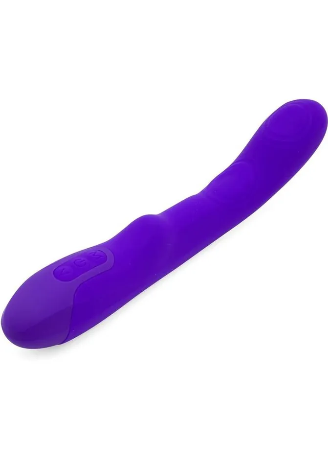 Nu Sensuelle Vivi Rechargeable Silicone Double Tapping Vibe with Clitoral Stimulation Nu Sensuelle Female Sex Toys