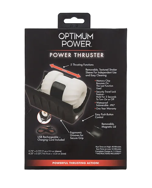 Optimum Power Power Thruster Masturbator California Exotic Novelties Male Sex Toys