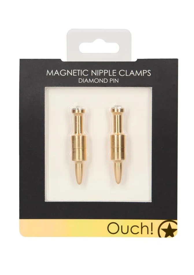 Ouch Magnetic Nipple Clamps Diamond Pin Ouch Couples