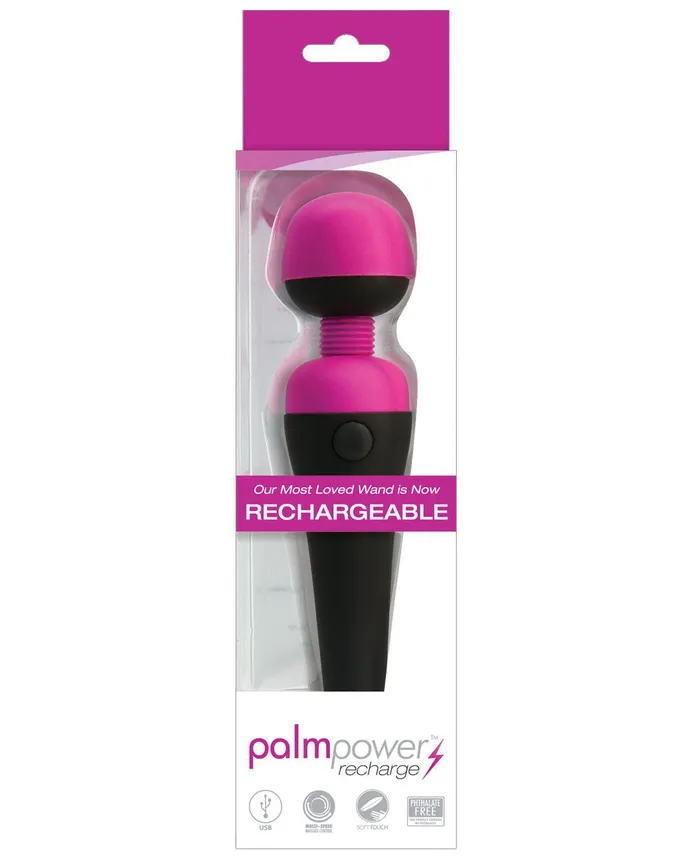 Palm Power Recharge Waterproof Massager BMS Enterprises Female Sex Toys