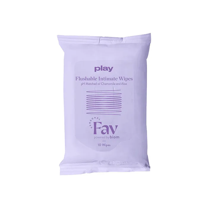 Personal Fav Couples Personal Fav Play Flushable Intimate Wipe 10pk