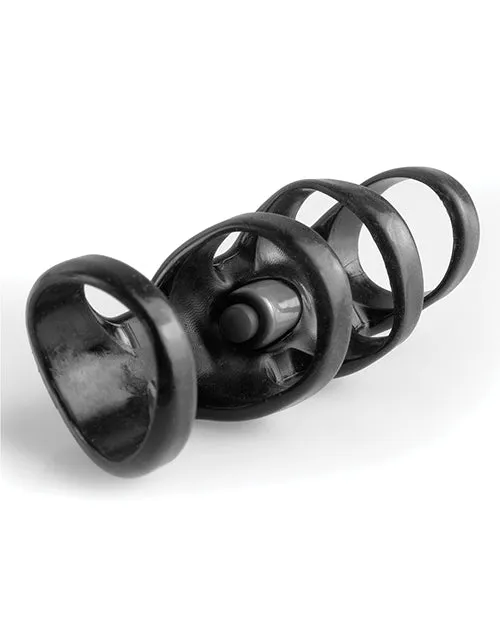 Pipedream Products Male Sex Toys Fantasy XTensions Vibrating Power Cage Black