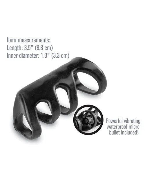 Pipedream Products Male Sex Toys Fantasy XTensions Vibrating Power Cage Black