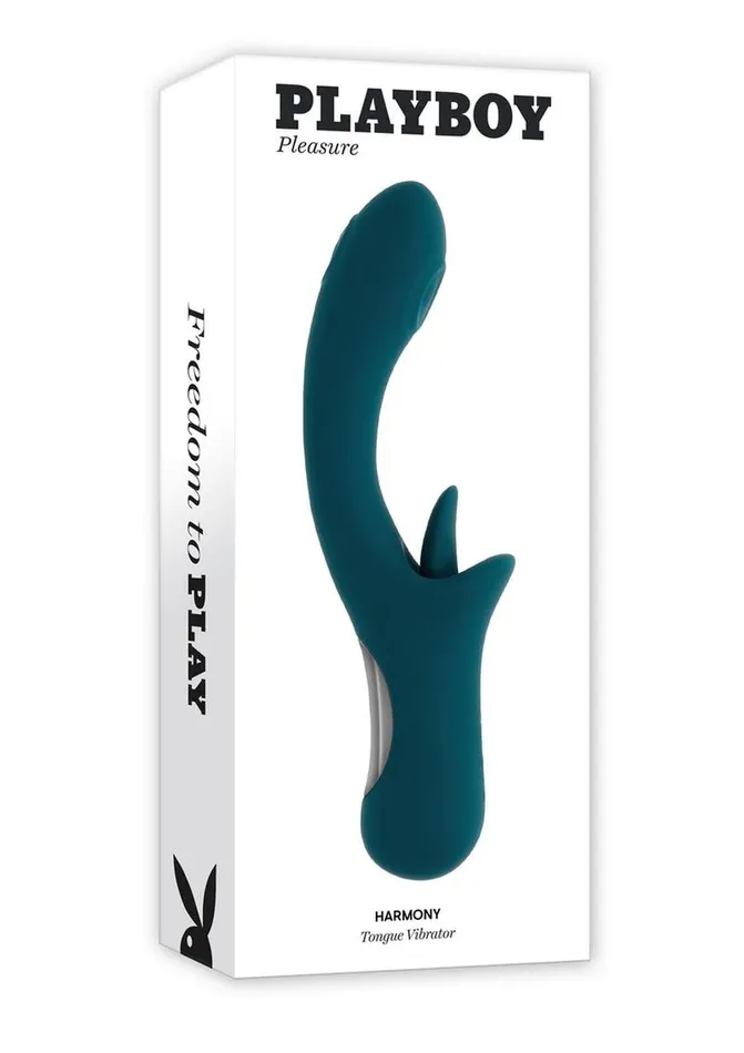 Playboy Playboy Harmony Rechargeable Silicone Vibrator with Clitoral Stimulator Female Sex Toys