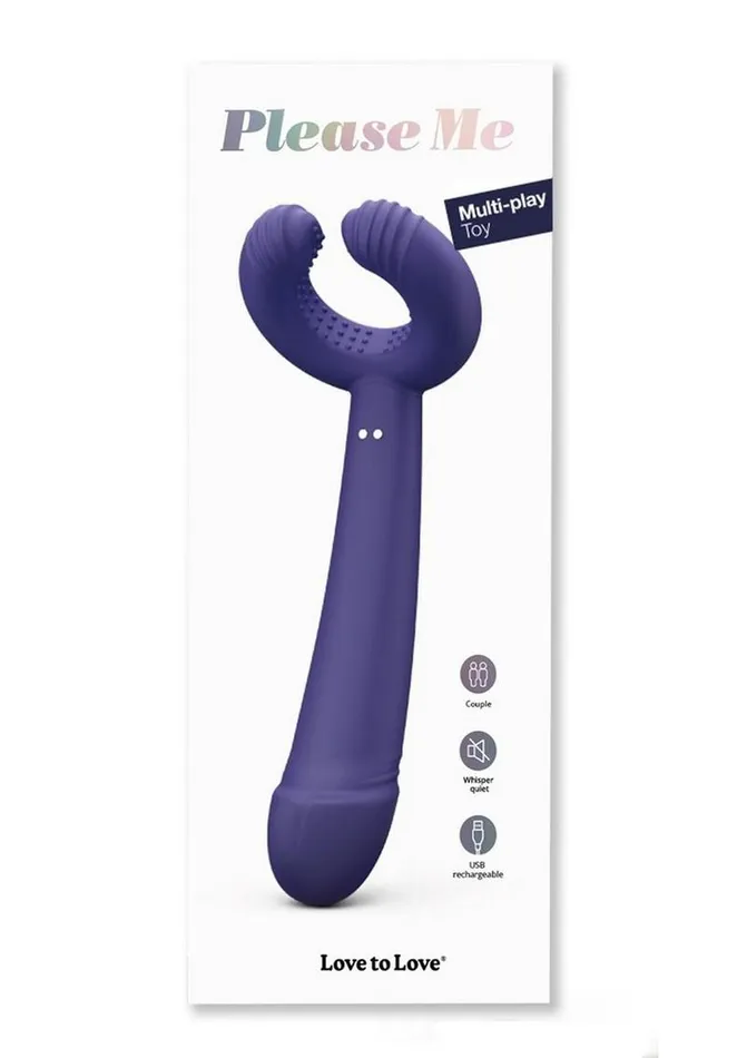 Please Me Rechargeable Silicone Vibrator Love to Love Female Sex Toys