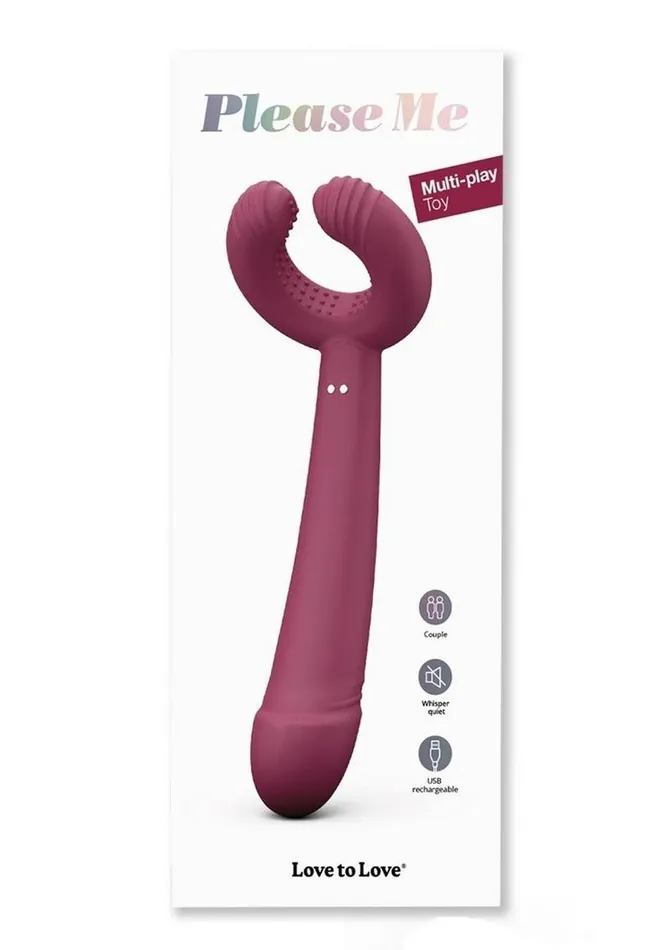 Please Me Rechargeable Silicone Vibrator Love to Love Female Sex Toys