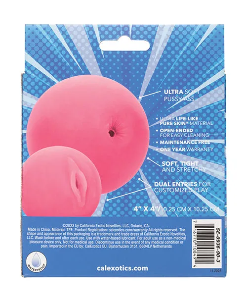 Pop Sock Pussy Ass Ball Masturbator Pink California Exotic Novelties Male Sex Toys