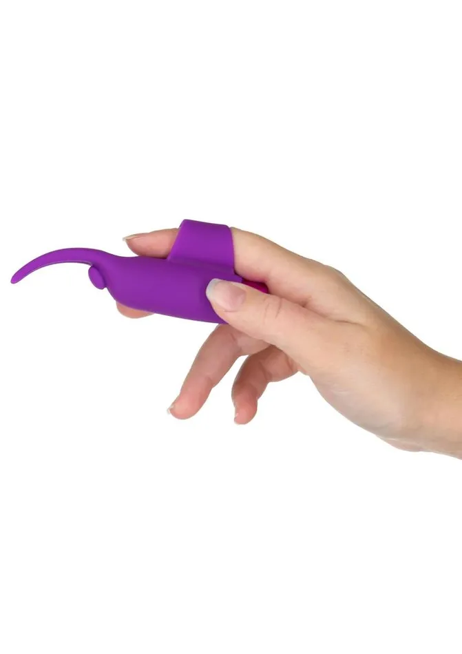 Powerbullet Silicone Teasing Tongue with Mini Rechargeable Bullet Powerbullet Female Sex Toys