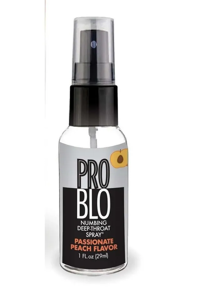 Problo Male Sex Toys Problo Numbing DeepThroat Spray 1oz Peach