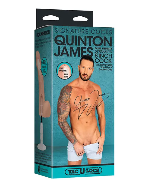 Quinton James Signature Cocks 8 Realistic Dildo Doc Johnson Female Sex Toys