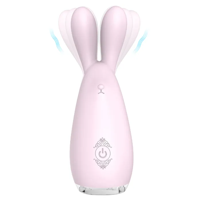 Rabbit Shape Silicone Vibrator Nipple G Spot Stimulator with 9 Patterns Sorlove Female Sex Toys