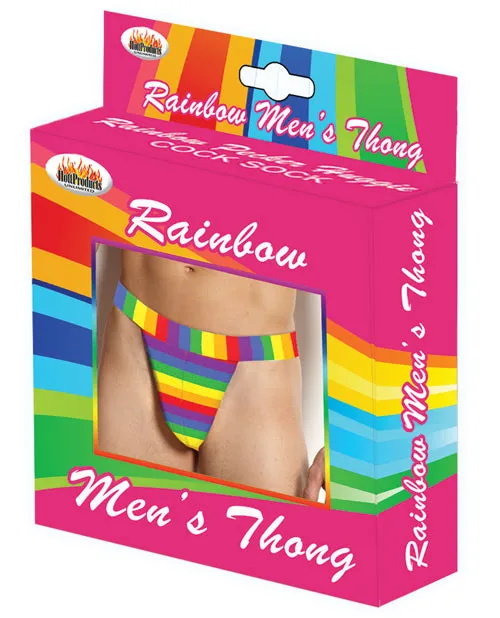 Rainbow Mens Thong Hott Products Female Sex Toys