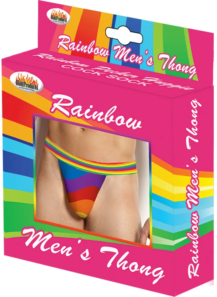 Rainbow Mens Thong Hott Products Female Sex Toys