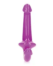 RealRock 6 Strapless Strap On Glow in the Dark Neon Purple Shots America LLC Female Sex Toys