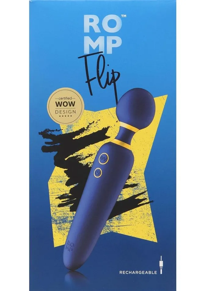 Romp Romp Flip Rechargeable Silicone Wand Massager Female Sex Toys