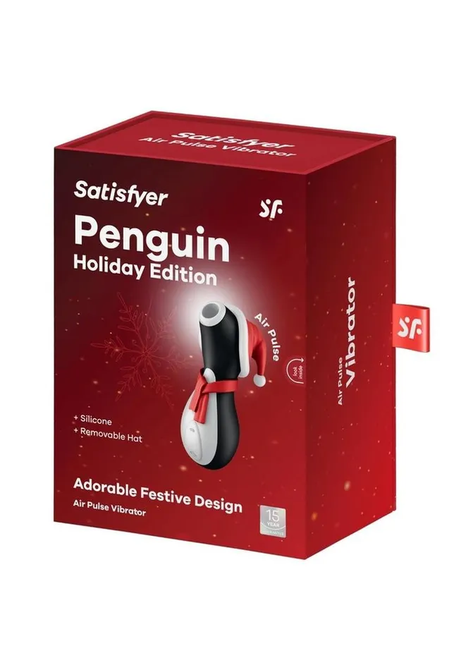 Satisfyer Female Sex Toys Satisfyer Penguin Silicone Rechargeable Clitoral Stimulator Holiday Edition