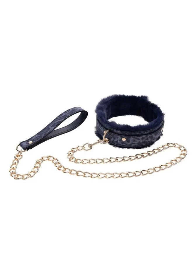 Sex and Mischief Couples Sex and Mischief Cougar Fur Collar Andamp Leash