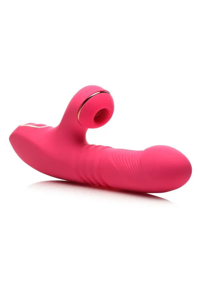 Shegasm ProThrust Thrusting Suction Rechargeable Silicone Rabbit Vibrator SHEGASM Female Sex Toys