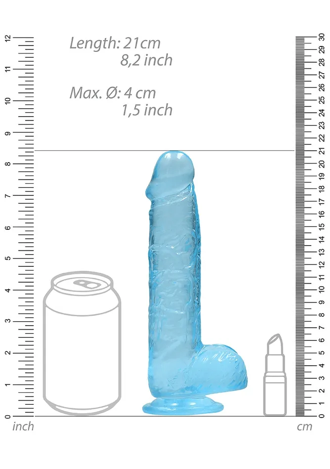 Shots America Female Sex Toys Realistic Dildo With Balls 8 21 Cm