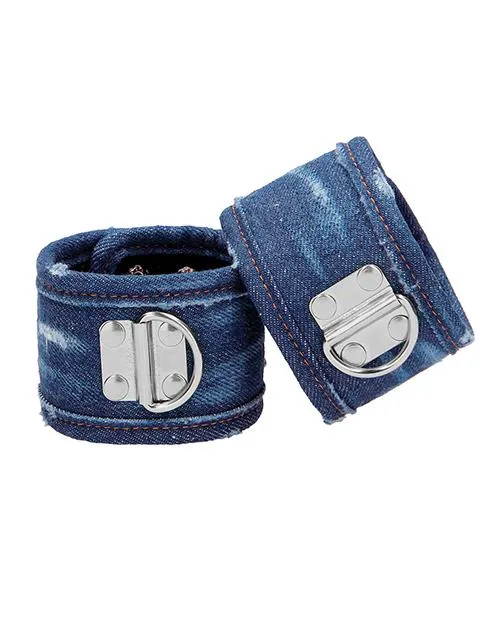 Shots America LLC Couples Ouch Denim Handcuffs