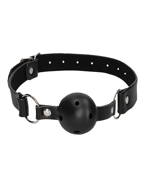 Shots America LLC Couples Shots Ouch Breathable Ball Gag Nipple Clamps