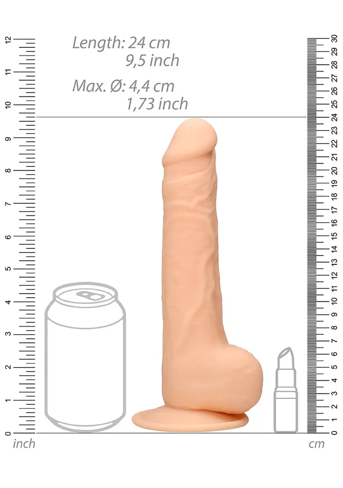 Silicone Dildo With Balls 95 24 Cm Shots America Female Sex Toys