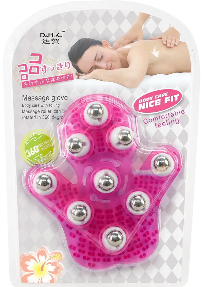 Simple and True Roller Balls Massager Glove Powerbullet Dildos