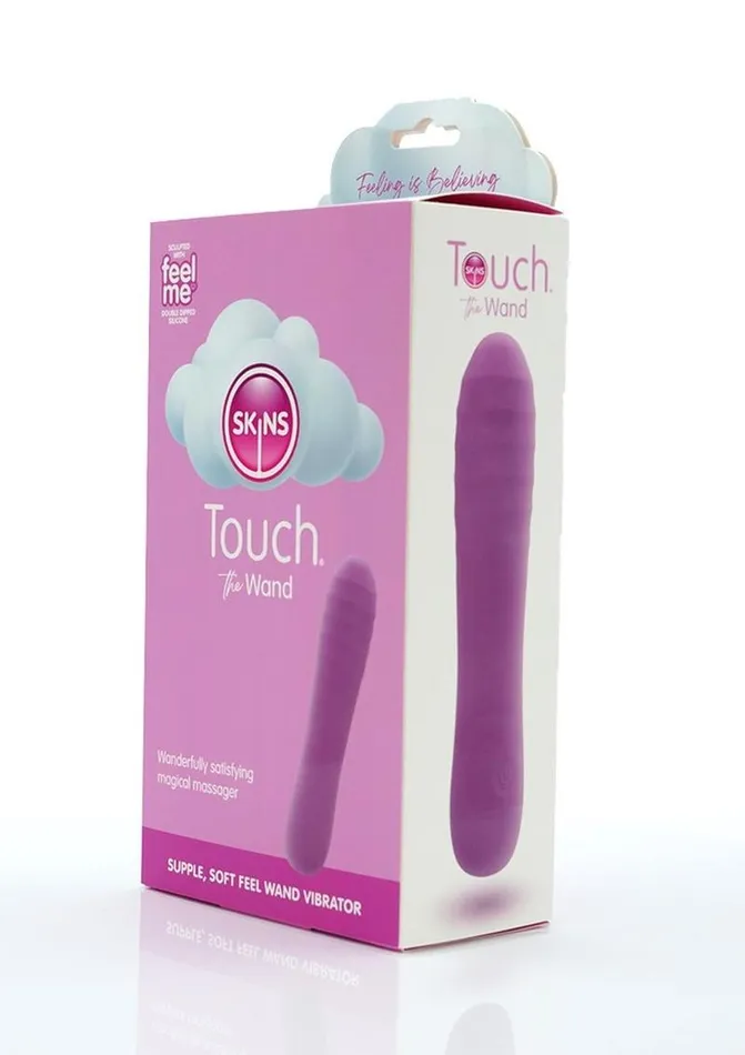 Skins Female Sex Toys Skins Touch The Wand Rechargeable Silicone Vibrator