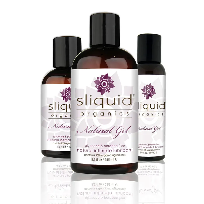 Sliquid Organics Natural WaterBased Lubricant Gel 2oz Sliquid Sexual Health Wellbeing