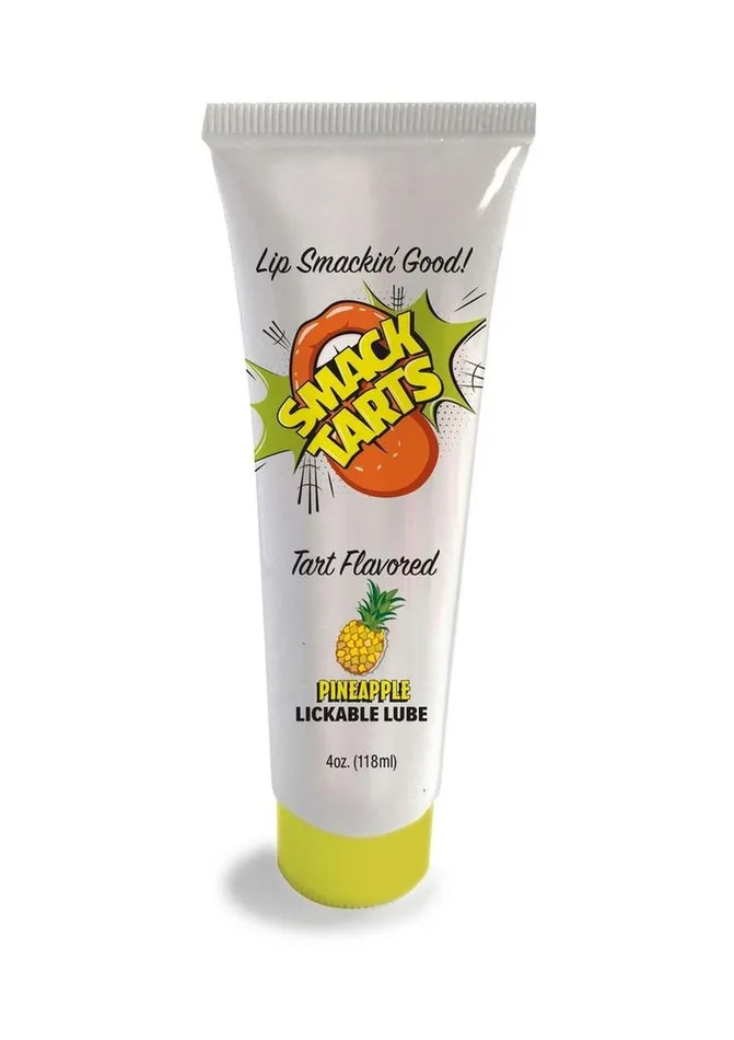 Smack Smack Tarts Lickable Oral Gel Lubricant 4oz Sour Pineapple Sexual Health Wellbeing