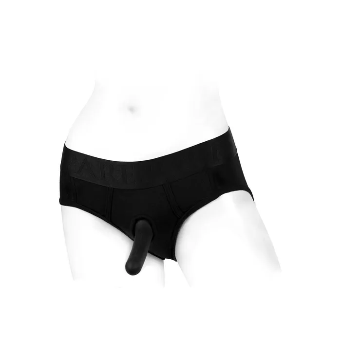 SpareParts Tomboi Rayon Brief Harness Black Size 2X SpareParts HardWear Female Sex Toys