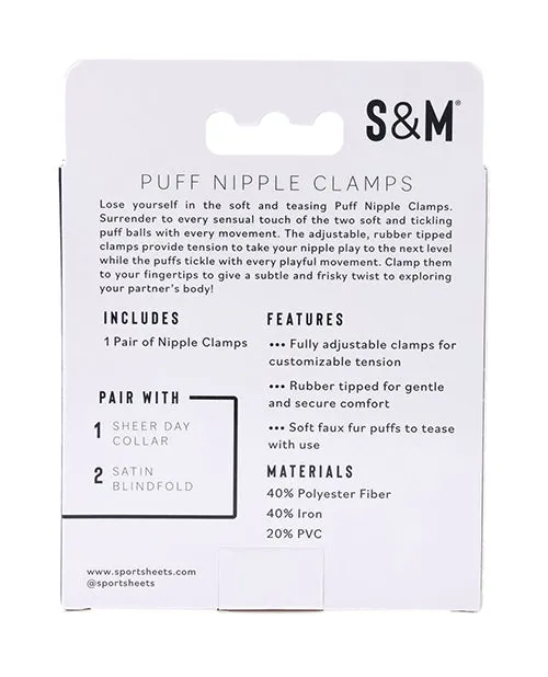 Sportsheets International Couples Sex Mischief Puff Nipple Clamps