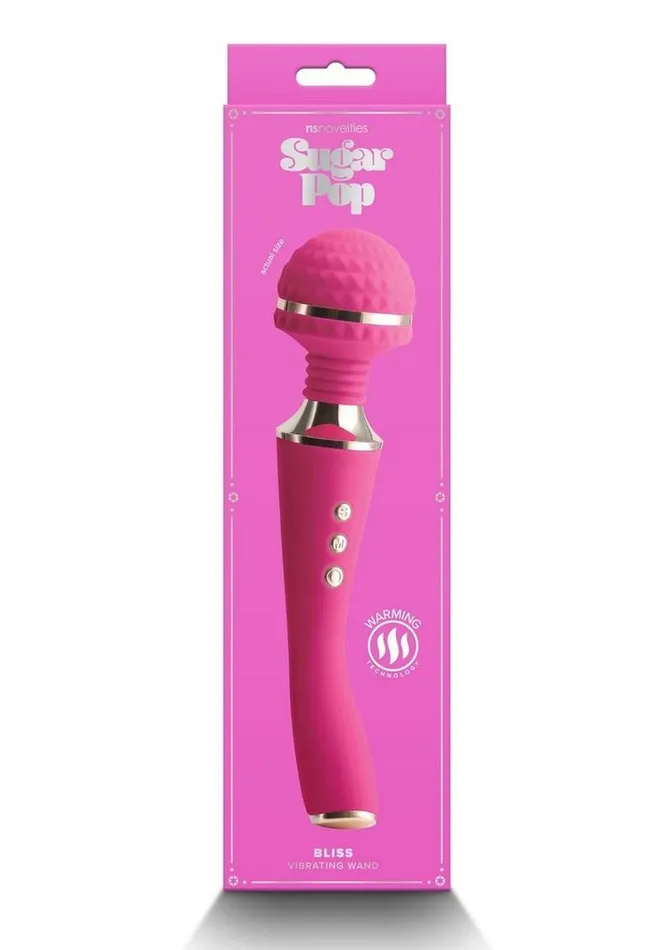 Sugar Pop Bliss Rechargeable Silicone Wand Massager Sugar Pop Female Sex Toys