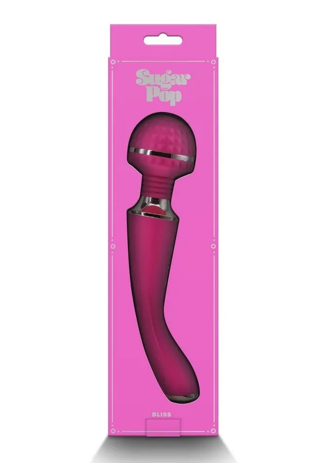 Sugar Pop Bliss Rechargeable Silicone Wand Massager Sugar Pop Female Sex Toys