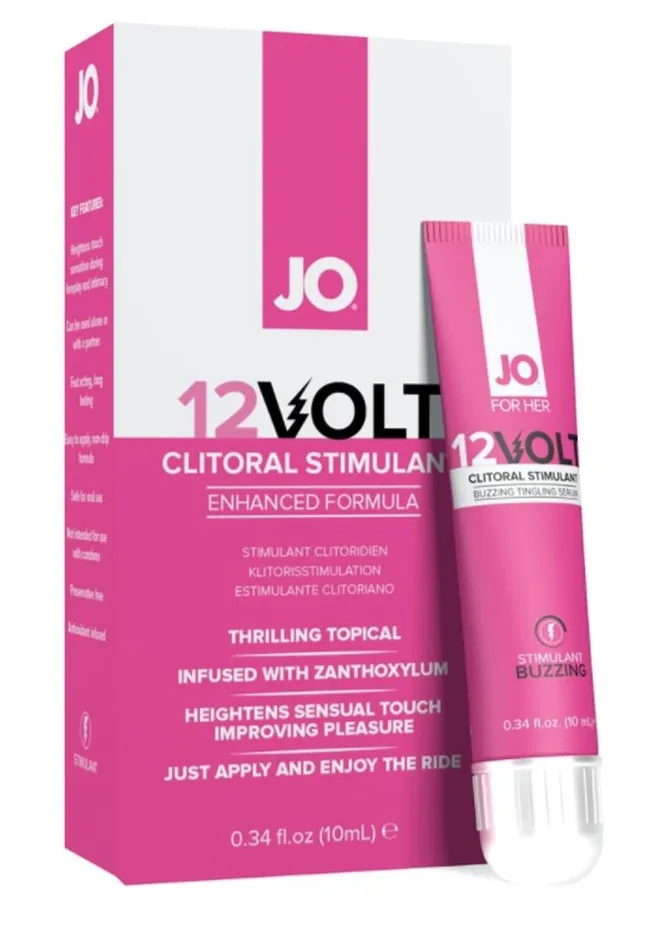 System JO Female Sex Toys JO 12 Volt Clitoral Stimulant Serum