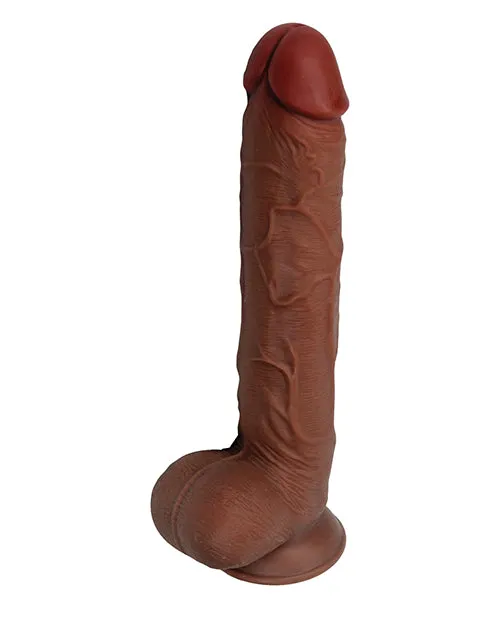 Thank Me Now INC Dildos Get Lucky 11 Real Skin Dildo Light Brown