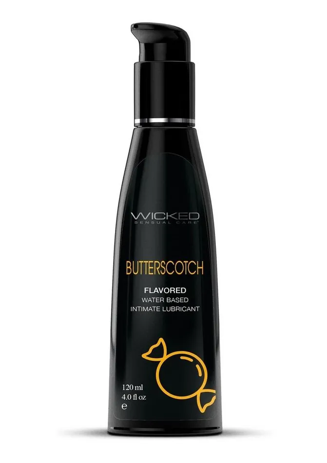 Wicked Aqua Wicked Aqua Water Based Flavored Lubricant Butterscotch Lubricants