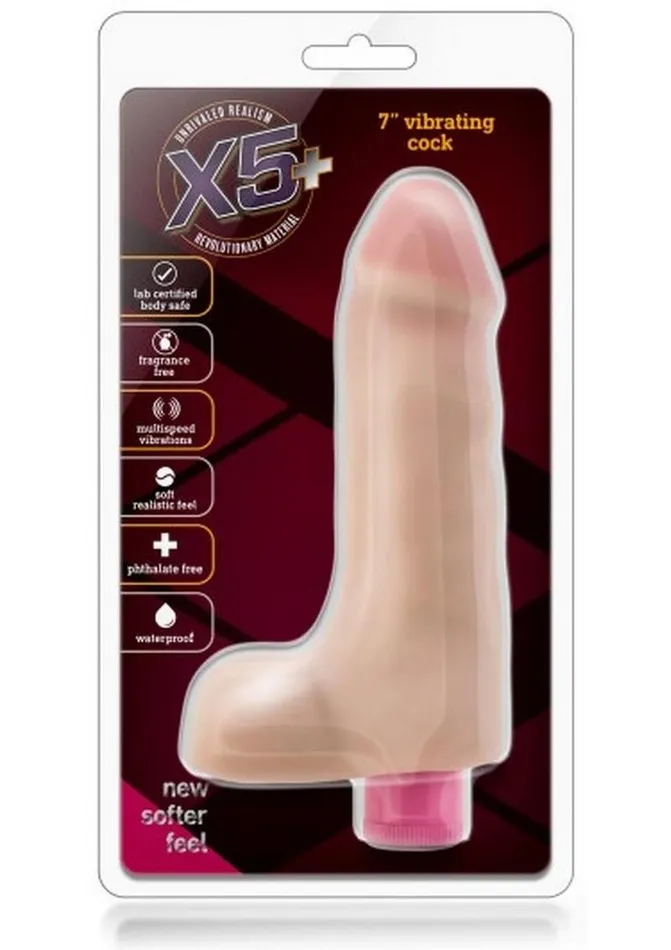 X5 Plus Vibrating Dildo with Balls X5 Plus Female Sex Toys