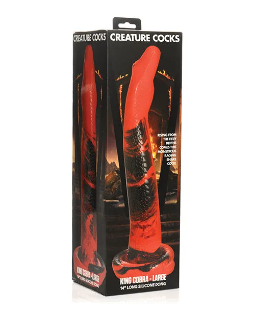 Xr LLC Creature Cocks King Cobra Large Silicone Dildo Dildos