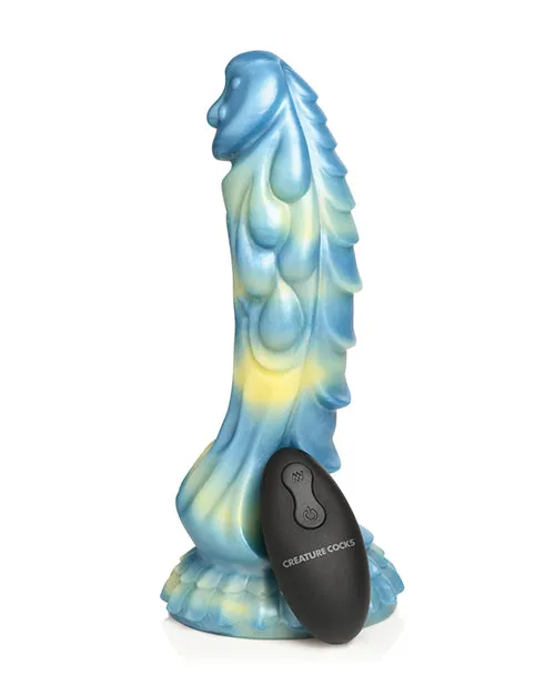 Xr LLC Dildos Creature Cocks Sea Stallion Vibrating Dildo BlueYellow