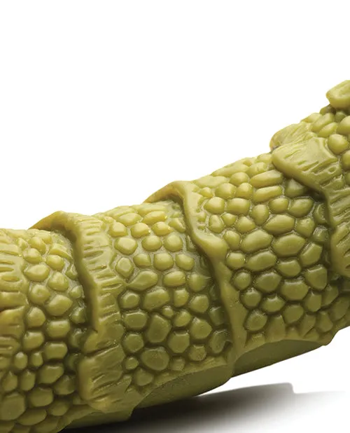 Xr LLC Dildos Creature Cocks Swamp Monster Scaly Silicone Dildo Green