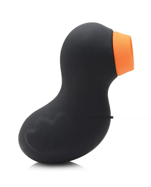 Xr LLC Inmi Shegasm Sucky Ducky Silicone Clitoral Stimulator Black Female Sex Toys