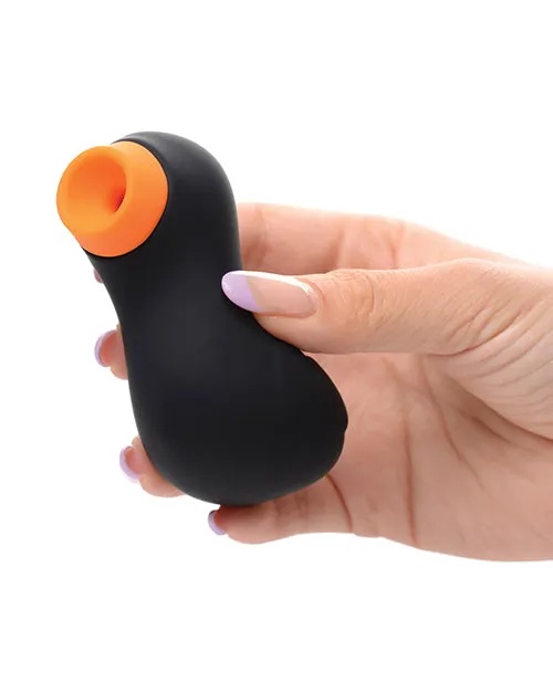 Xr LLC Inmi Shegasm Sucky Ducky Silicone Clitoral Stimulator Black Female Sex Toys